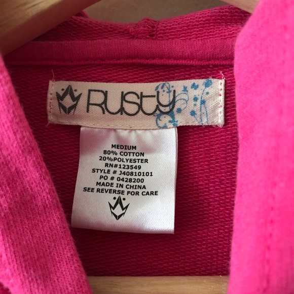 Rusty Pink Zip Up - Picture 4 of 4